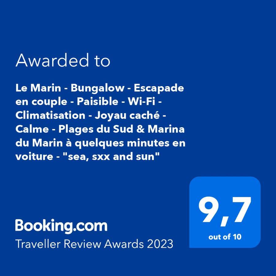 Le Marin - Bungalow Classe 3 Etoiles Tb Equipe & Confortable - Escapade En Couple - Paisible & En Toute Discretion - Wi-Fi - Climatisation - Calme & Serenite - Plages Du Sud, Centre De Carenage & Marina Du Marin Proche En Voiture - Acheminement Sur D Екстер'єр фото